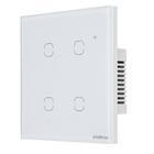 Interruptor Touch Smart Wi Fi 4 Teclas Branco Intelbras