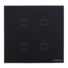 Interruptor Touch Smart Wi Fi 4 Teclas Preto Intelbras