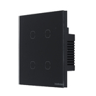 Interruptor Touch Smart Wi Fi 4 Teclas Preto Intelbras