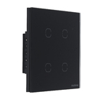 Interruptor Touch Smart Wi Fi 4 Teclas Preto Intelbras