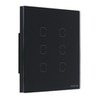 Interruptor Touch Smart Wi Fi 6 Teclas Preto Intelbras