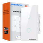 Interruptor Touch Zigbee Novadigital 2 Botões Alexa Tuya