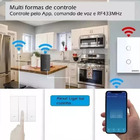 Interruptor Touch Zigbee Novadigital 2 Botões Alexa Tuya