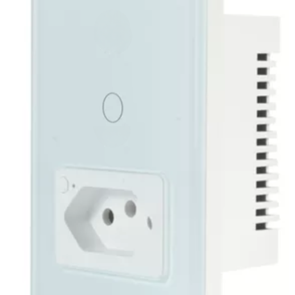 Interruptor Wi-fi Inteligente 1 Botão E 1 Tomada Ekaza Alexa