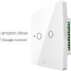 Interruptor Wifi Touch 2 Botões Inteligente 4x4 Branco