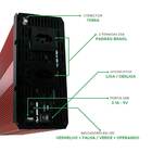 Inversor Conversor De Tensão 3000w 12v P/ 220v Tomada C/ Usb