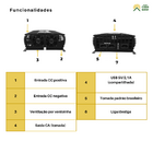 Inversor De 3000w 12v/127v Onda Modificada Hayonik - Pw-hay30