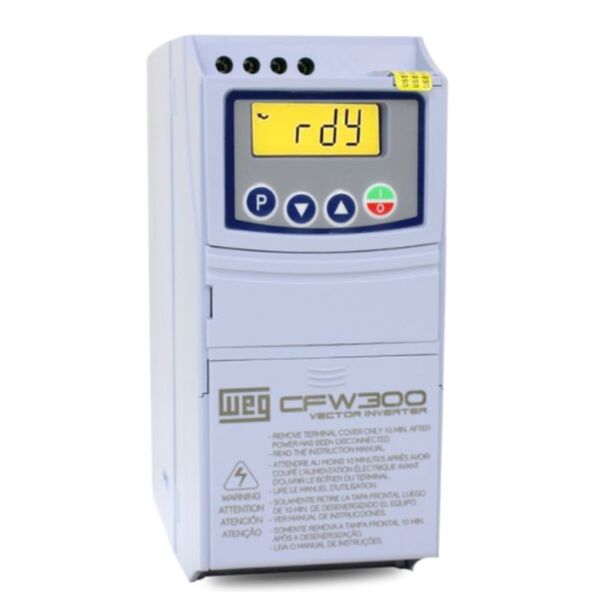 Inversor De Frequência Weg Cf300 Trifásico 1cv 380v 1 8a Cfw3