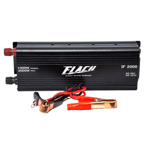 Inversor De Tensão 2000w 12v/220v 1000w Nominal If2000-1 Flac