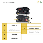 Inversor De Tensão 500w 12v/127v Onda Modificada Hayonik - Ms