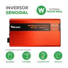 Inversor De Tensão Senoidal 1000w 12v P/ 220v Tomada C/ Usb