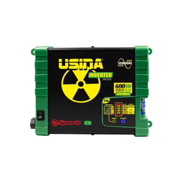 Inversor De Tensão Usina Senoidal Pura 600w 12v/220v