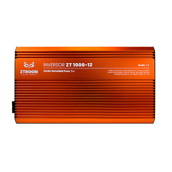 Inversor Off Grid Senoidal Ztroon Zt1000-12 1000w 12/ 220v