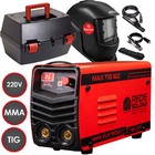 Inversora Solda 160a Mma Tig Profissional + Máscara + Maleta