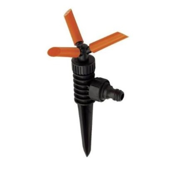 Irrigador Com Base Estaca 1/2 Jato Ajustável Herc - Unico