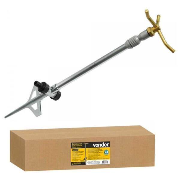 Irrigador Giratório De Alumínio Para Jardim Plantação - Vonder