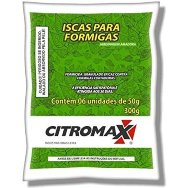 Isca Granulada Para Formigas Cortadeiras De Jardim Citromax 3
