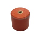 Isolador Paralelo Epóxi 30x30mm Rosca 1/4 Polegada 10 peças