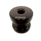 Isolador Porcelana T/roldana Foxlux 67x72mm 40.30