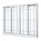 Jaanela De Correr Alumínio Branco 100x200x12,2cm 4 Folhas Com