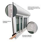 Janela 1,20 X 1,00 Integrada Motorizada (110v) Branca Tela Mo