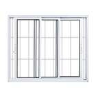 Janela 3 Folhas Móveis Em Alumínio 100 X 120 X 10,5 Cm Com Gr