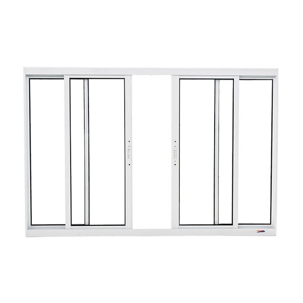 Janela 4 Folhas Em Alumínio 100 X 150 X 5,9 Cm Branco Boldie