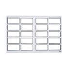 Janela 4 Folhas Em Alumínio 100 X 150 X 5,9 Cm Com Travessa B