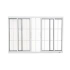 Janela 4 Folhas Em Alumínio 120 X 150 X 8,4 Cm Com Grade Bran