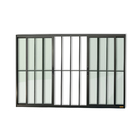 Janela 4 Folhas com Grade de Correr Alumínio 120x200cm Brimak