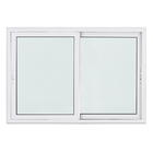 Janela de Correr Sobrepor 2 Folhas Acústica em Alumínio Branco e Vidro Laminado 12mm Magnum 1,14x1,34cm Atlântica