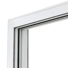 Janela de Correr Sobrepor 2 Folhas Acústica em Alumínio Branco e Vidro Laminado 12mm Magnum 1,14x1,34cm Atlântica