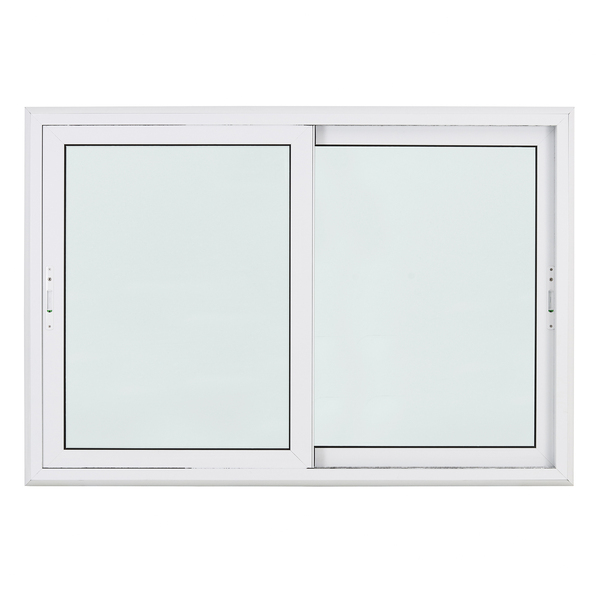 Janela de Correr Sobrepor 2 Folhas Acústica em Alumínio Branco e Vidro Laminado 12mm Magnum 1,14x1,64cm Atlântica