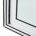 Janela de Correr Sobrepor 2 Folhas Acústica em Alumínio Branco e Vidro Laminado 12mm Magnum 1,14x1,64cm Atlântica