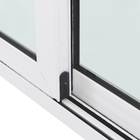 Janela de Correr Sobrepor 2 Folhas Acústica em Alumínio Branco e Vidro Laminado 12mm Magnum 1,34x1,34cm Atlântica