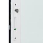 Janela de Correr Sobrepor 2 Folhas Acústica em Alumínio Branco e Vidro Laminado 12mm Magnum 1,34x1,64cm Atlântica