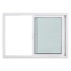 Janela de Correr Sobrepor 2 Folhas Acústica em Alumínio Branco e Vidro Laminado 12mm Magnum 1,34x1,64cm Atlântica