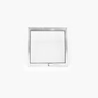 Janela Alumínio Maxim Ar 80x80cm Natural Brilhante Lux Esquad