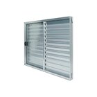 Janela Alumínio Veneziana 3 Folhas 100x150cm Natural Brilhant