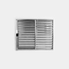 Janela Alumínio Veneziana 3 Folhas 120x120cm Natural Brilhant