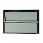 Janela Basculante Alumínio Pintado Preto Fosco 0,40x0,60m Linha Master Brimak