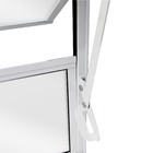 Janela Basculante 4 Folhas Alumínio Pintado Branco 0,80x0,80m Linha Home 3A Alumínio