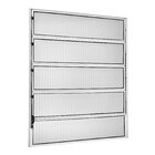 Janela Basculante 1 Secção 5 Básculas 100x80cm Ecosul Esquadr