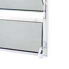 Janela de Alumínio Basculante 3 Folhas 60x60cm com Vidro 3mm Classic CRV Branca