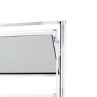 Janela de Alumínio Basculante 3 Folhas 60x60cm com Vidro 3mm Classic CRV Branca