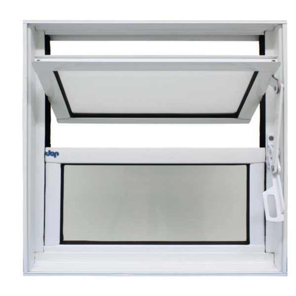 Janela Basculante Alumínio Branco 40x60x6cm Jap Caribe Max