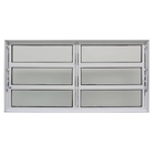 Janela Basculante Alumínio Branco 60x120x6cm Duas Seções Jap