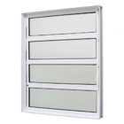 Janela Basculante Alumínio Branco 80x80x6cm Jap Caribe Max