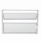 Janela Basculante Alumínio Pintado Branco 0,40x0,60m Linha Master Brimak