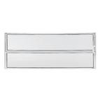 Janela Basculante Alumínio Pintado Branco 0,40x1,00m Linha Master Brimak